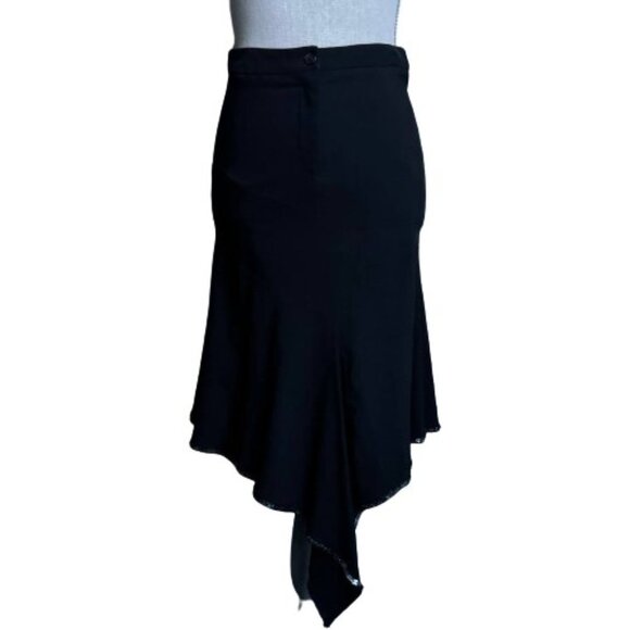 Asymmetrical Multiway Skirt With Sequins Trimmed Bottom - Size Small - Picture 7 of 7